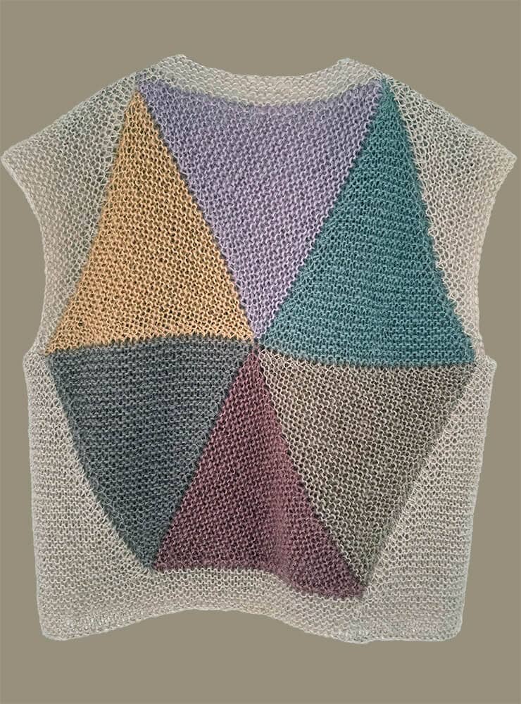 Hexa Pullover und Weste - Streifen