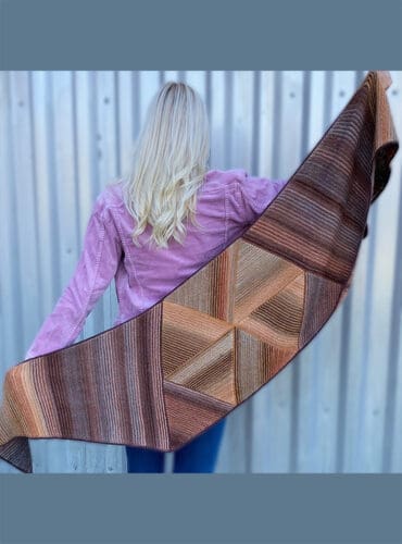 Hexa Sjal No2 - Varme farve - Design Helene Skov